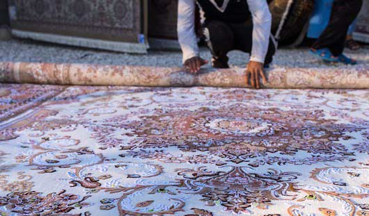 روش اصولی لول کردن قالی در قالیشویی آنلاین